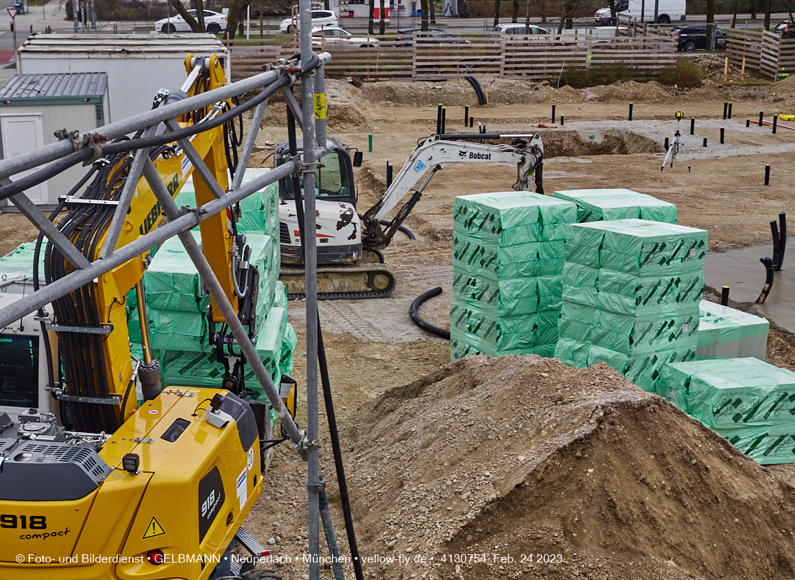 24.02.2023 -  Baustelle Haus für Kinder in Neupelach Quiddestraße 3